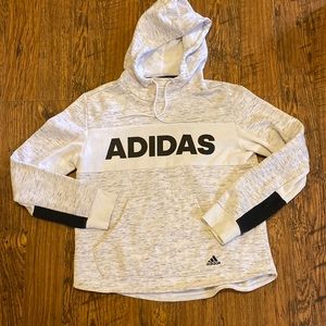 Adidas hoodie / Women fit/ size medium, would fit as a small with loose fitting.